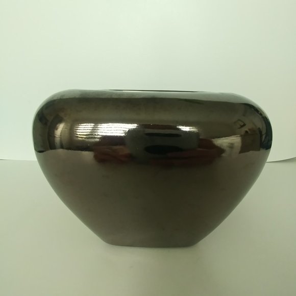 RARE * Mid-Century Modern Lustreware Vase by HAEGER POTTERY USA Minimalist - Picture 2 of 8